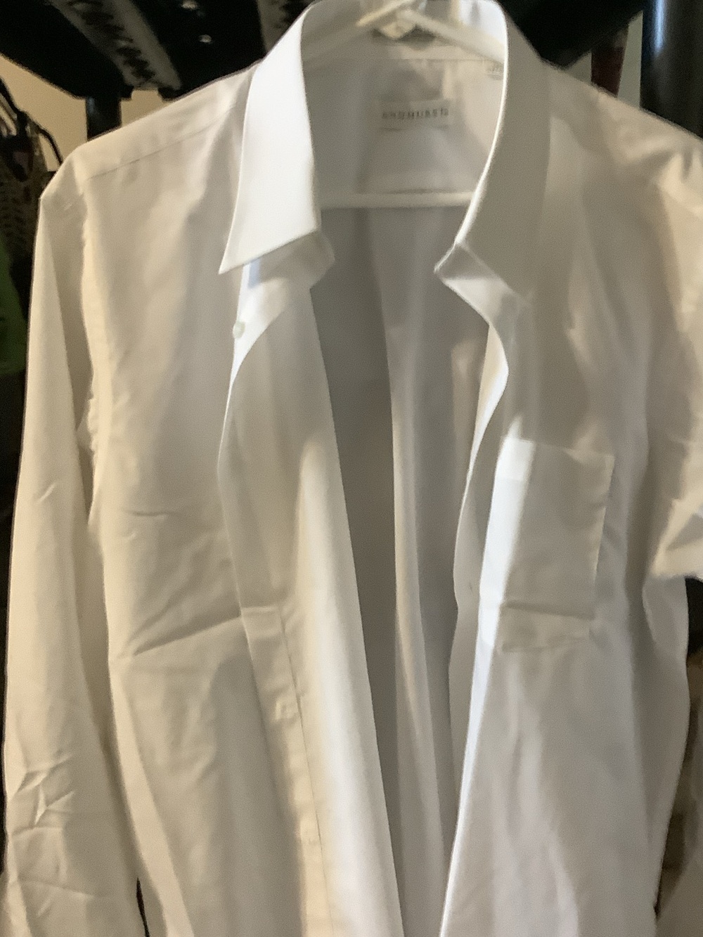 Men's Classic White Dress Shirt - Andhurst, 17 34-35,‎ NWOT